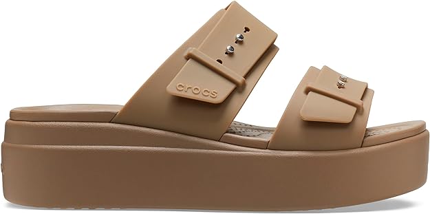 Brooklyn Buckle Low Wedge Khaki W4