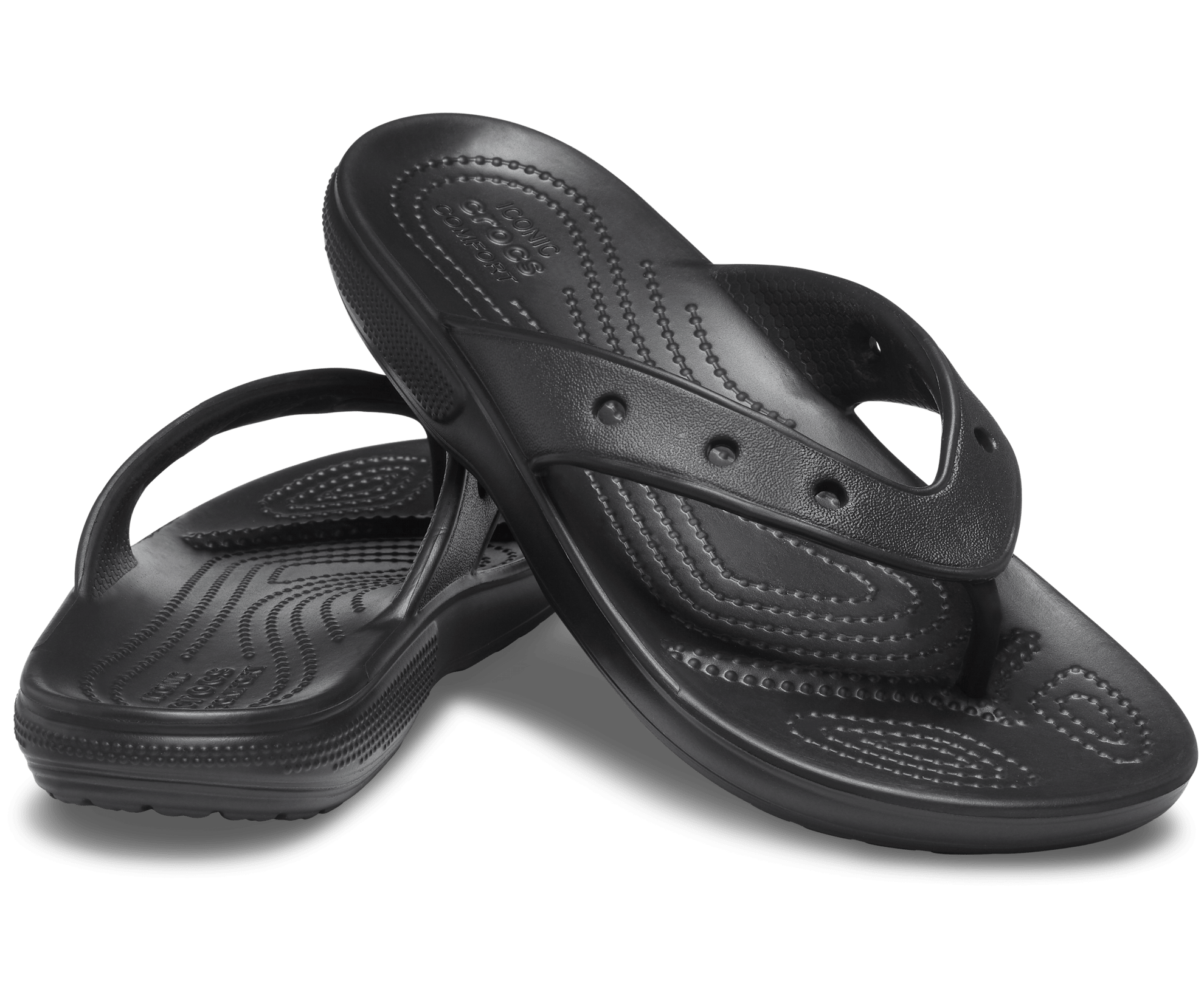 Classic Crocs Flip Black M7W9